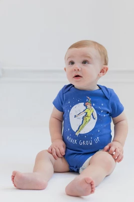 Disney Disney Classics Baloo Peter Pan Pinocchio Baby 5 Pack Bodysuits Newborn To Infant 2 Disney Disney Classics Baloo Peter Pan Pinocchio Baby 5 Pack Bodysuits Newborn To Infant - Image 2