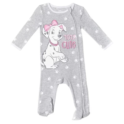 Disney The Aristocats Bambi Baby Girls 3 Pack Zip Up Sleep N' Play Coveralls Newborn To Infant 4 Disney The Aristocats Bambi Baby Girls 3 Pack Zip Up Sleep N' Play Coveralls Newborn To Infant - Image 4