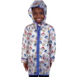Disney Mickey Mouse Or Paw Patrol Boys Clear Rain Coat, Kids Ages 2-7