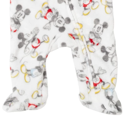 Disney Mickey Mouse Baby Fleece 2 Pack Coveralls Newborn 6 Disney Mickey Mouse Baby Fleece 2 Pack Coveralls Newborn - Image 6