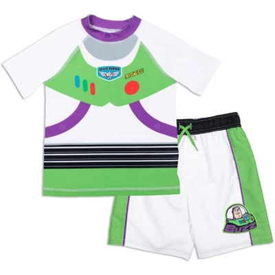 Disney Pixar Toy Story Alien Rex Slinky Dog Woody Baby Pullover Rash Guard And Swim Trunks Outfit Set Infant To Little Kid 7 Disney Pixar Toy Story Alien Rex Slinky Dog Woody Baby Pullover Rash Guard And Swim Trunks Outfit Set Infant To Little Kid - Image 7
