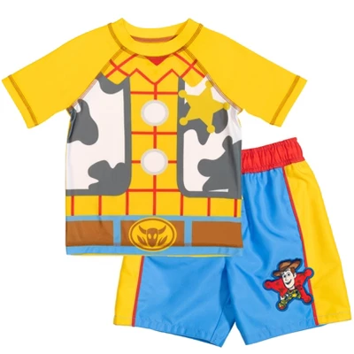 Disney Pixar Toy Story Alien Rex Slinky Dog Woody Baby Pullover Rash Guard And Swim Trunks Outfit Set Infant To Little Kid 9 Disney Pixar Toy Story Alien Rex Slinky Dog Woody Baby Pullover Rash Guard And Swim Trunks Outfit Set Infant To Little Kid - Image 9