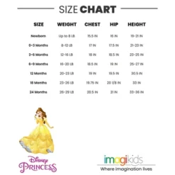 Disney Princess Belle Ariel Tiana Baby Girls Bodysuit French Terry Jumper And Headband 3 Piece Outfit Set Newborn To Infant -Disney GUEST c4e7274a 51b5 4054 9ee8 51d1b29b5a37