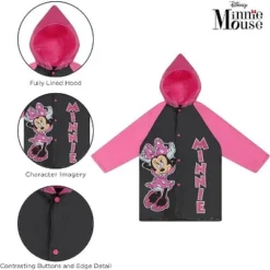 Disney Minnie Mouse Girl's Umbrella And Raincoat Set, Kids Ages 2-5 -Disney GUEST c872e726 7da5 4d4b 931d 5131070764e1