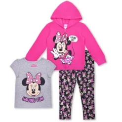 Disney Girls 3-Pack Minnie Mouse Having Fun Graphic Shirt, Zip Up Hoodie And Legging Pant Set For Infant 13 Disney Girls 3-Pack Minnie Mouse Having Fun Graphic Shirt, Zip Up Hoodie And Legging Pant Set For Infant -Disney GUEST c924124d 0696 42ad 8a45 e6c4e5a251c1