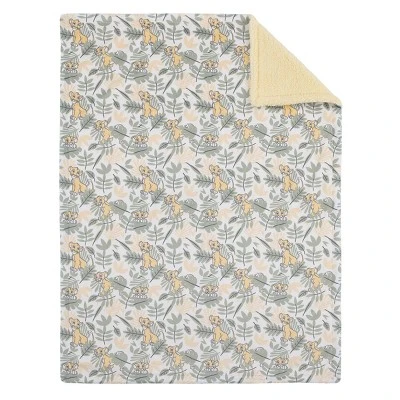 Disney Lion King Super Soft Baby Reversible Blanket With Sherpa - Black 2 Disney Lion King Super Soft Baby Reversible Blanket With Sherpa - Black - Image 2