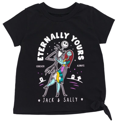 Disney Nightmare Before Christmas Sally Jack Skellington Girls T-Shirt And Leggings Outfit Set Toddler To Little Kid 3 Disney Nightmare Before Christmas Sally Jack Skellington Girls T-Shirt And Leggings Outfit Set Toddler To Little Kid - Image 3
