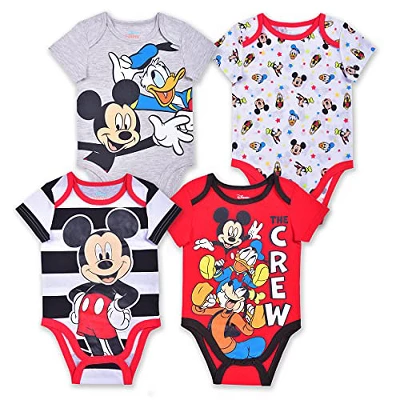 Disney 4PackMickeyFriendsCreepers/Infant 6 Disney 4PackMickeyFriendsCreepers/Infant - Image 6