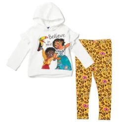 Disney Encanto Mirabel Girls Pullover Fleece Hoodie And Leggings Outfit Set Little Kid To Big Kid -Disney GUEST cb0976eb 96f0 43f4 803a 342d0b30f4b8