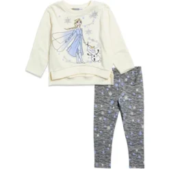 Disney Frozen Princess Anna Elsa Girls Sweatshirt And Leggings Outfit Set Little Kid To Big Kid 19 Disney Frozen Princess Anna Elsa Girls Sweatshirt And Leggings Outfit Set Little Kid To Big Kid -Disney GUEST ccbbd268 2ab4 42b6 8387 30a4d72116b2