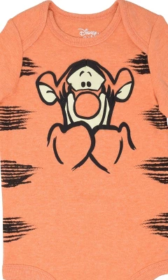 Disney Lion King Winnie The Pooh Mickey Mouse Minnie Mouse Simba Tigger Baby 3 Pack Bodysuits Newborn To Infant 7 Disney Lion King Winnie The Pooh Mickey Mouse Minnie Mouse Simba Tigger Baby 3 Pack Bodysuits Newborn To Infant - Image 7
