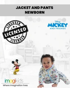 Disney Mickey Mouse Baby Fleece Jacket And Pants Newborn