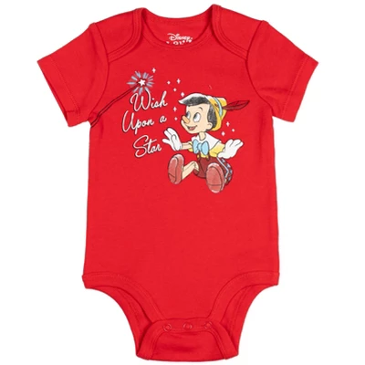 Disney Disney Classics Baloo Peter Pan Pinocchio Baby 5 Pack Bodysuits Newborn To Infant 4 Disney Disney Classics Baloo Peter Pan Pinocchio Baby 5 Pack Bodysuits Newborn To Infant - Image 4