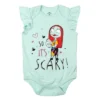 Disney Nightmare Before Christmas Jack Skellington Sally Baby Girls 5 Pack Bodysuits