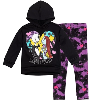 Disney Nightmare Before Christmas Fleece Hoodie & Leggings Set 10 Disney Nightmare Before Christmas Fleece Hoodie & Leggings Set - Image 10