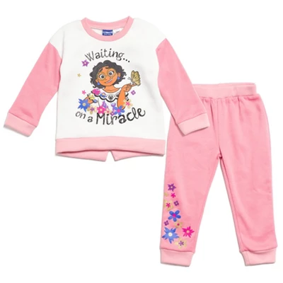 Disney Encanto Mirabel Girls Fleece Sweatshirt And Pants Set Little Kid To Big Kid 8 Disney Encanto Mirabel Girls Fleece Sweatshirt And Pants Set Little Kid To Big Kid - Image 8
