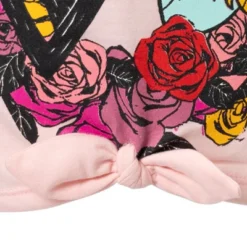 Disney Nightmare Before Christmas Knotted Graphic T-Shirt French Terry Shorts Set Black / Pink -Disney GUEST d71f1c50 acfc 4c5e b8ce 8e1dde69969f