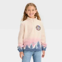 Girls' Disney Mickey & Minnie Mouse Pullover Sweatshirt - Off White 5 Girls' Disney Mickey & Minnie Mouse Pullover Sweatshirt - Off White -Disney GUEST d9fac49c 984d 4575 bb3b 158a34e5dedf