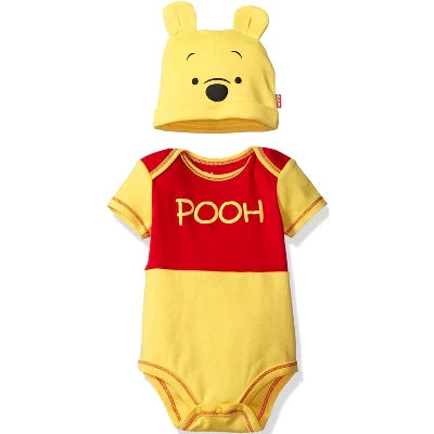 Disney Pixar Monsters Inc Incredibles Toy Story Mickey Mouse Pooh Lilo & Stitch Baby Bodysuit And Hat Set Newborn To Infant 6 Disney Pixar Monsters Inc Incredibles Toy Story Mickey Mouse Pooh Lilo & Stitch Baby Bodysuit And Hat Set Newborn To Infant - Image 6