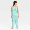 Girls' Disney Princess Jasmine 2pc Fantasy Pajama Jumpsuit - Green