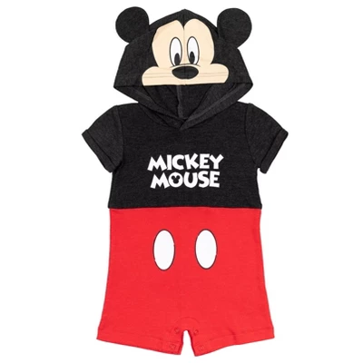 Disney Mickey Mouse Baby Costume Romper Newborn To Infant 9 Disney Mickey Mouse Baby Costume Romper Newborn To Infant - Image 9