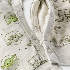 Disney Baby Boys' 2pc Star Wars Baby Yoda Fleece Top And Bottom Set - Olive Green -Disney GUEST e070836f 94a8 414a 8e26 20909e2308c6