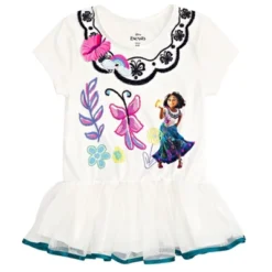 Disney Encanto Mirabel Girls T-Shirt Dress And Leggings Outfit Set Little Kid To Big Kid