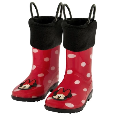 Disney Minnie Mouse Girl's Rain Boots With Soft Removable Liner, Toddler ( 1-4 Years) 7 Disney Minnie Mouse Girl's Rain Boots With Soft Removable Liner, Toddler ( 1-4 Years) - Image 7