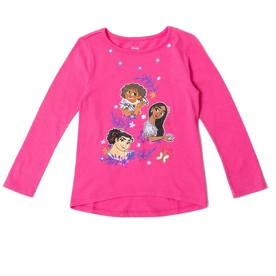 Disney Encanto Isabela Luisa Mirabel Girls 2 Pack T-Shirts Little Kid To Big Kid 2 Disney Encanto Isabela Luisa Mirabel Girls 2 Pack T-Shirts Little Kid To Big Kid - Image 2