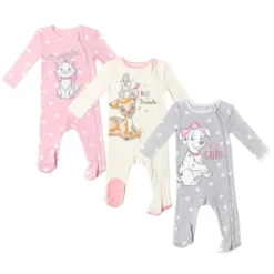 Disney The Aristocats Bambi Baby Girls 3 Pack Zip Up Sleep N' Play Coveralls Newborn To Infant 26 Disney The Aristocats Bambi Baby Girls 3 Pack Zip Up Sleep N' Play Coveralls Newborn To Infant -Disney GUEST e47cfb7b 6c86 40b1 b30c 901fb3e9aa22