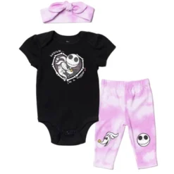 Disney Nightmare Before Christmas Zero Sally Jack Skellington Baby Girls Bodysuit Pants And Headband 3 Piece Outfit Set Newborn To Infant 17 Disney Nightmare Before Christmas Zero Sally Jack Skellington Baby Girls Bodysuit Pants And Headband 3 Piece Outfit Set Newborn To Infant -Disney GUEST e588f4b7 42a7 4fad 9221 94973bc66dc8