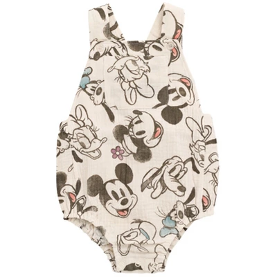 Disney Winnie The Pooh Mickey Mouse Goofy Donald Duck Baby Short Overalls Newborn To Infant 6 Disney Winnie The Pooh Mickey Mouse Goofy Donald Duck Baby Short Overalls Newborn To Infant - Image 6