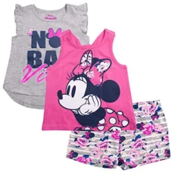 Disney Girl's 3-Pack Fancy Nancy Short Set With Tee, Tank Top And Print Shorts For Infants -Disney GUEST ea8656eb 5520 4029 9714 a5eee12d2c75