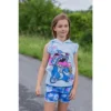 Disney Minnie Mouse Lilo & Stitch Girls French Terry Tank Top Shirt Dolphin And Active Shorts Little Kid To Big Kid