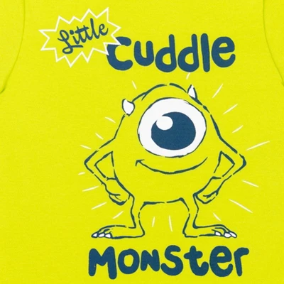 Disney Pixar Monsters Inc. Mike Mickey Mouse Baby Bodysuit Pants And Hat 3 Piece Outfit Set Newborn To Infant 5 Disney Pixar Monsters Inc. Mike Mickey Mouse Baby Bodysuit Pants And Hat 3 Piece Outfit Set Newborn To Infant - Image 5