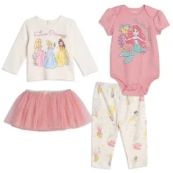 Disney Princess Disney Minnie Mouse Princess Ariel Baby Girls Bodysuit Graphic T-Shirt Mesh Skirt And Leggings 4 Piece Layette Set 15 Disney Princess Disney Minnie Mouse Princess Ariel Baby Girls Bodysuit Graphic T-Shirt Mesh Skirt And Leggings 4 Piece Layette Set -Disney GUEST f19c26ed fdb2 41d7 a629 2d849702141d