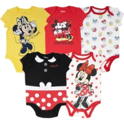 Disney Minnie Mouse Mickey Donald Duck Baby Girls 5 Pack Bodysuits Newborn To Infant 17 Disney Minnie Mouse Mickey Donald Duck Baby Girls 5 Pack Bodysuits Newborn To Infant -Disney GUEST f2c5e5a8 501d 431c aa57 7912fd5c8fe0