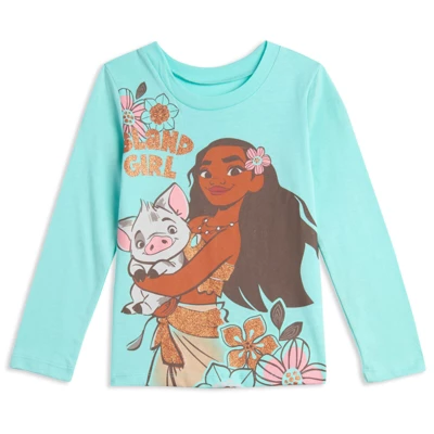 Disney Moana Baby Girls 2 Pack T-Shirts Infant 3 Disney Moana Baby Girls 2 Pack T-Shirts Infant - Image 3