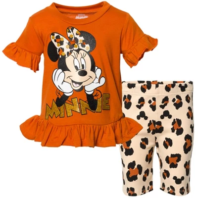 Disney Mickey Mouse & Friends Minnie Mouse Girls Graphic T-Shirt And Shorts Outfit Set Little Kid 15 Disney Mickey Mouse & Friends Minnie Mouse Girls Graphic T-Shirt And Shorts Outfit Set Little Kid - Image 15