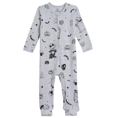 Disney Nightmare Before Christmas Jack Skellington Baby 2 Pack Zip Up Sleep N' Play Coveralls Newborn To Infant 1 Disney Nightmare Before Christmas Jack Skellington Baby 2 Pack Zip Up Sleep N' Play Coveralls Newborn To Infant