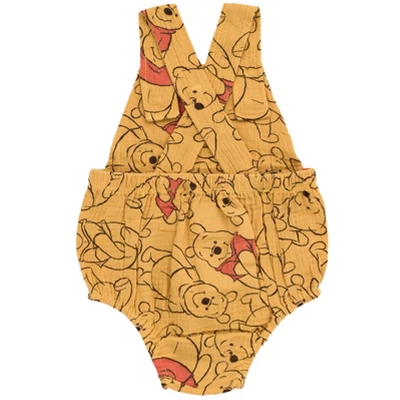 Disney Winnie The Pooh Mickey Mouse Goofy Donald Duck Baby Short Overalls Newborn To Infant 2 Disney Winnie The Pooh Mickey Mouse Goofy Donald Duck Baby Short Overalls Newborn To Infant - Image 2