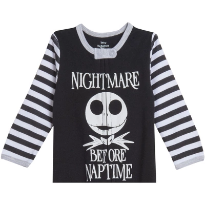 Disney Nightmare Before Christmas Jack Skellington Baby 2 Pack Zip Up Sleep N' Play Coveralls Newborn To Infant 3 Disney Nightmare Before Christmas Jack Skellington Baby 2 Pack Zip Up Sleep N' Play Coveralls Newborn To Infant - Image 3