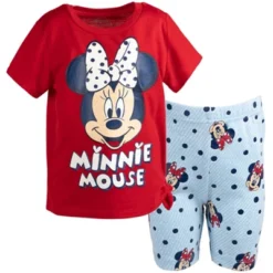 Disney Mickey Mouse & Friends Minnie Mouse Girls Graphic T-Shirt And Shorts Outfit Set Little Kid 24 Disney Mickey Mouse & Friends Minnie Mouse Girls Graphic T-Shirt And Shorts Outfit Set Little Kid -Disney GUEST f70908ba 3e58 4ec7 a095 d96f6c2d9b6a