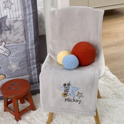 Disney Mickey Mouse Mighty Mickey Baby Blanket 2 Disney Mickey Mouse Mighty Mickey Baby Blanket - Image 2
