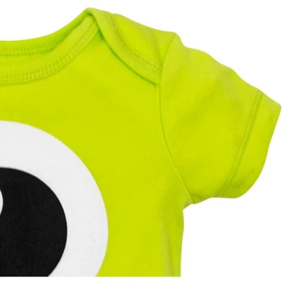 Disney Pixar Monsters Inc. Mike Baby Cuddly Costume Short Sleeve Bodysuit & Hat 4 Disney Pixar Monsters Inc. Mike Baby Cuddly Costume Short Sleeve Bodysuit & Hat - Image 4