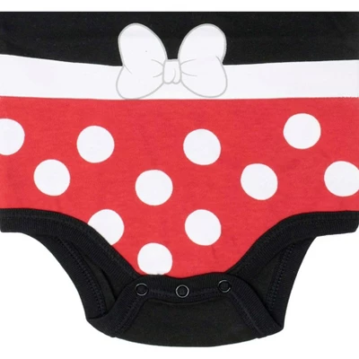 Disney Minnie Mouse Mickey Donald Duck Baby Girls 5 Pack Bodysuits Newborn To Infant 7 Disney Minnie Mouse Mickey Donald Duck Baby Girls 5 Pack Bodysuits Newborn To Infant - Image 7