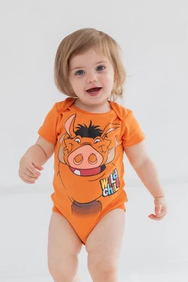 Disney Mickey Mouse Lion King Winnie The Pooh Pixar Toy Story Finding Nemo Baby 5 Pack Bodysuits Newborn To Infant 3 Disney Mickey Mouse Lion King Winnie The Pooh Pixar Toy Story Finding Nemo Baby 5 Pack Bodysuits Newborn To Infant - Image 3